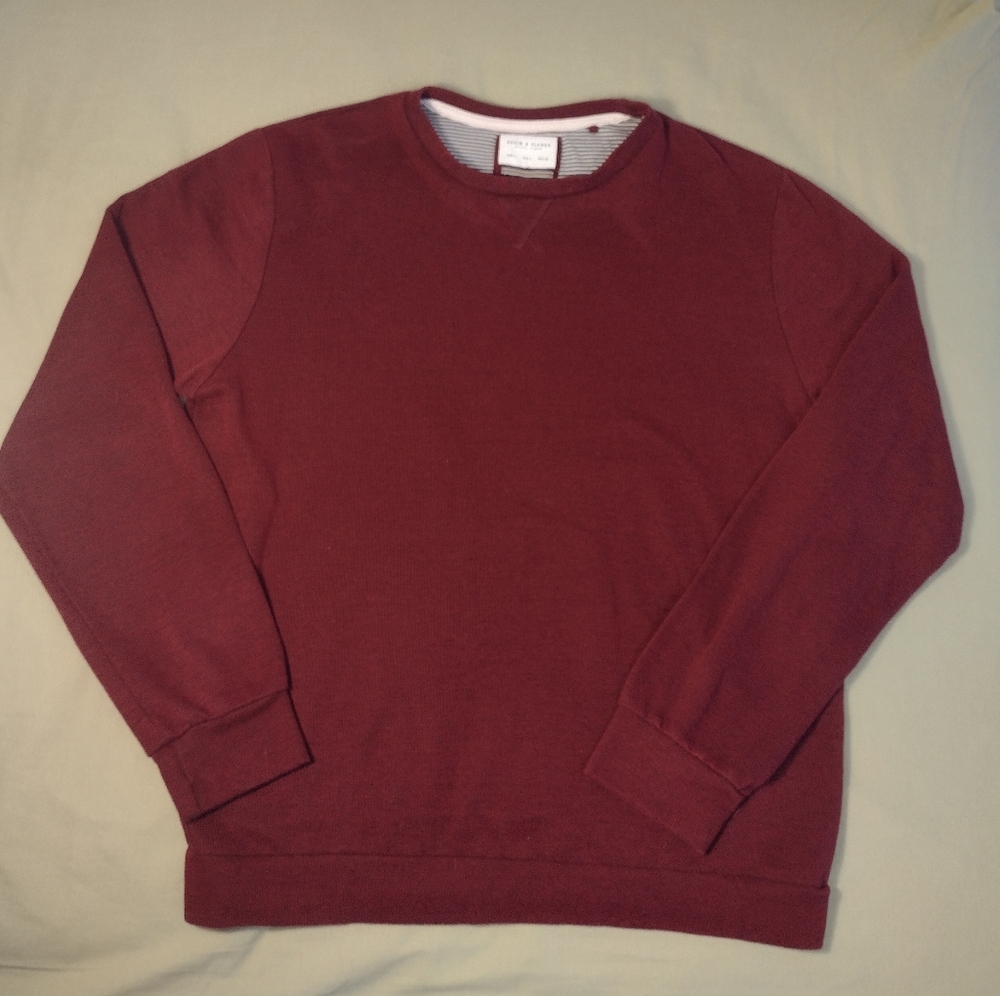 Denim & Flower by Ricky Singh Pullover Crewneck, L